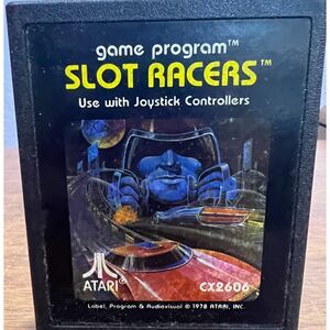 Vintage Atari 2600 Slot Racers 1978